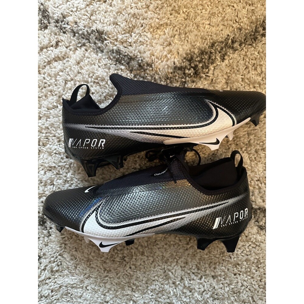 Size 11.5 Nike Vapor Edge 360 Pro Football Cleats AO8277-001 Black/White